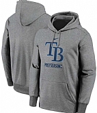 Men's Tampa Bay Rays Nike Gray 2020 Postseason Collection Pullover Hoodie